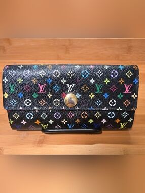 LOUIS VUITTON MULTICOLOR PORTEFEUILLE SARAH LONG WALLET